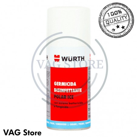 WURTH GERMICIDA DISINFETTANTE POLAR ICE 150ML CON AZIONE BATTERICIDA E FUNGICIDA