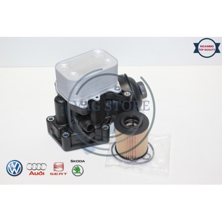 SUPPORTO RADIATORE OLIO CON GUARN. E FILTRO